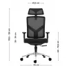 Bürodrehstuhl mark adler Manager 3.3 Schwarz — ergonomisches Design, Drehsockel