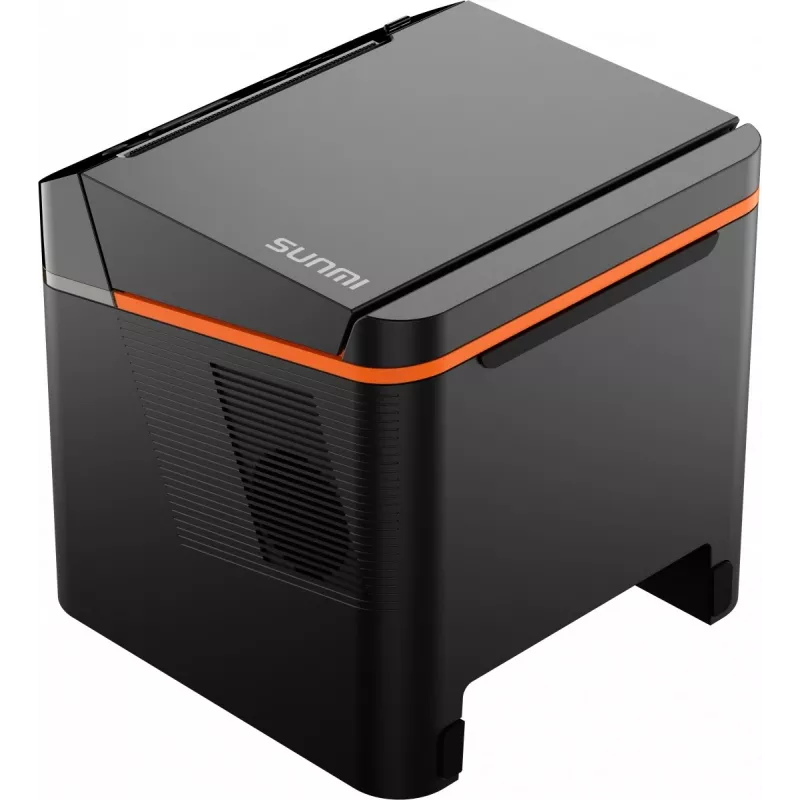 SUNMI C04020020 80-mm-Kitchen-Cloud-Printer Bondrucker, Thermo, mit Cutter, USB-C, Bluetooth, Ethernet, WLAN, Schwarz