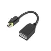 Lenovo 4X90Q93975 Videokabel-Adapter Mini DisplayPort DisplayPort Schwarz
