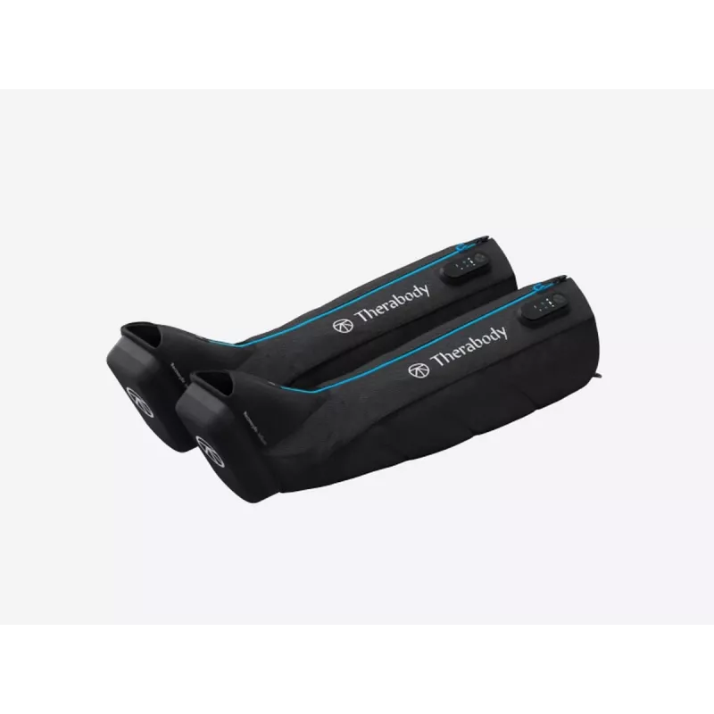 Therabody RecoveryAir JetBoots Kompressions-Beinmassagegerät, Größe M, Schwarz