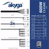 Akyga Classic AK-C1-600 ATX-Netzteil 600 W, 80 PLUS, aktive PFC, 120-mm-Lüfter
