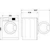 Waschmaschine INDESIT MTWE81495WBPL 8 kg, 1400 U/min, Energieeffizienzklasse B
