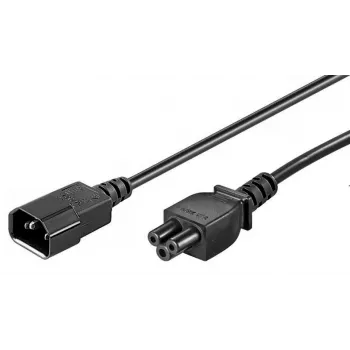 Microconnect PE080618 Stromkabel Schwarz 1,8 m C14-Kupplung C5-Kupplung