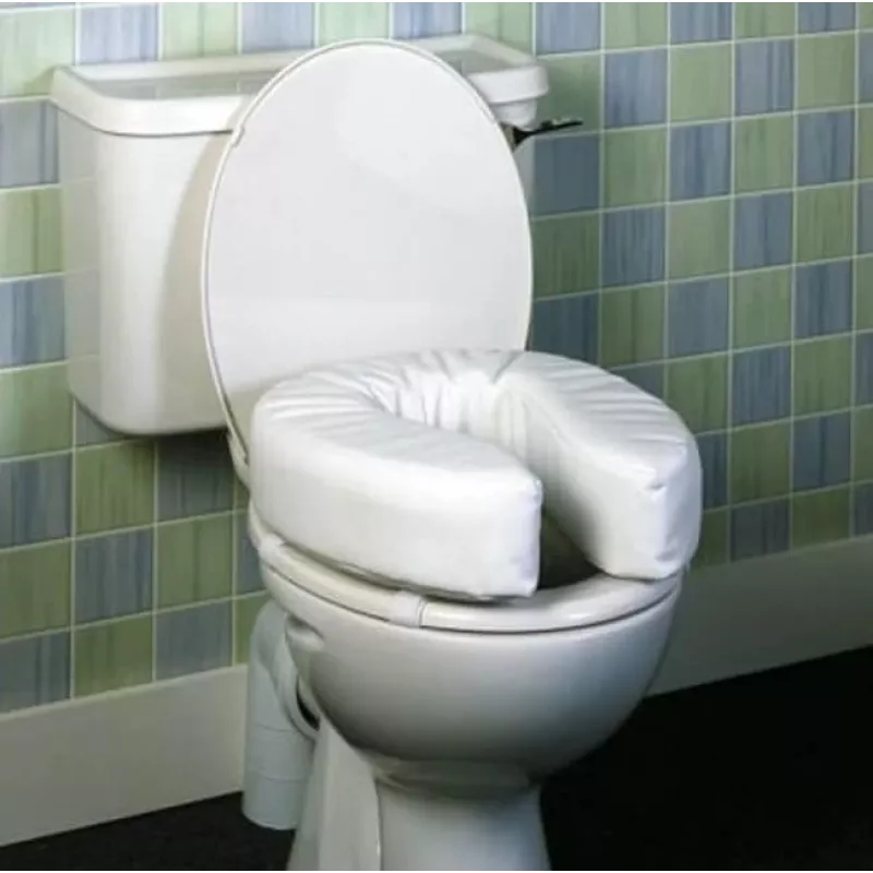 Weicher erhöhter Toilettensitz, 10 cm