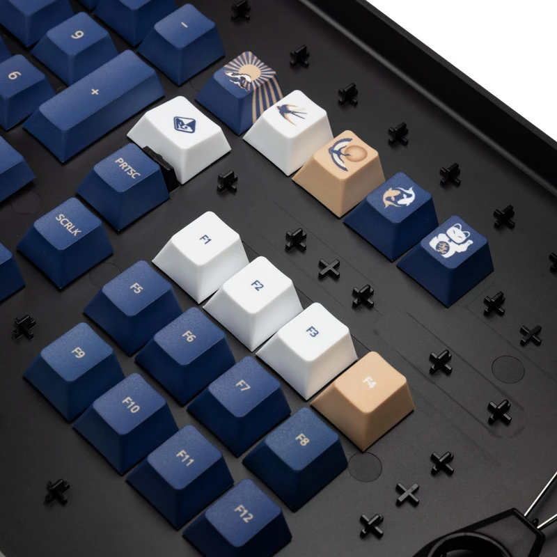 Keycap-Set Traitors UKIYO-E PBT US-Layout – 108 Tasten, Dye-Sub-Beschriftung