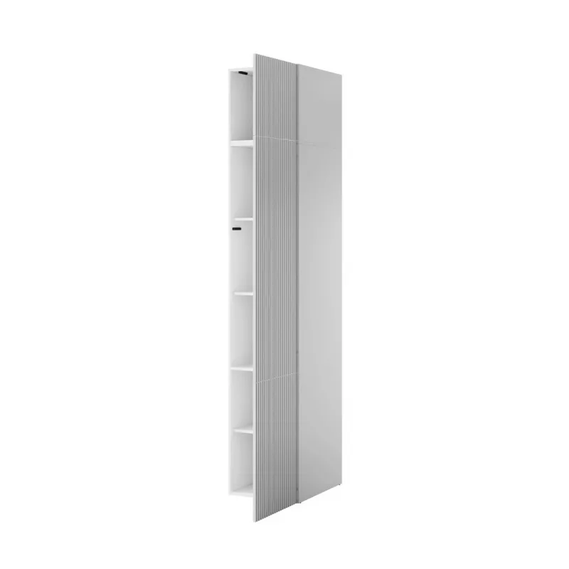 Kleiderschrank Cama Meble PAFOS 1D BASE 45×55,5×45 cm, 1 Tür, weiß matt
