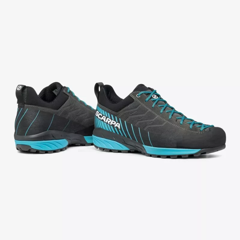Scarpa Mescalito GTX Schuhe - Shark/Azure 41.5