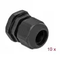 Kabelverschraubung DeLOCK 60220 schwarz Kunststoff 10 Stk.