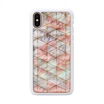 Smartphone-Hülle iKins für iPhone XS / XS Max diamantweiß Schutzhülle