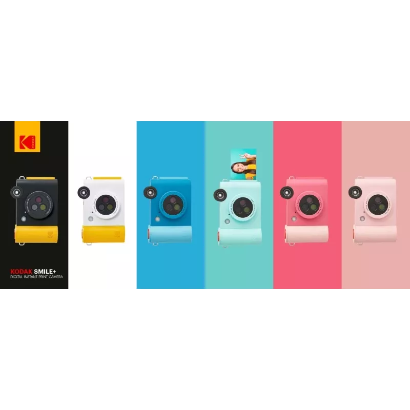 Kodak SMILE+ Sofortbildkamera, 2x3 Zoll, Weiß