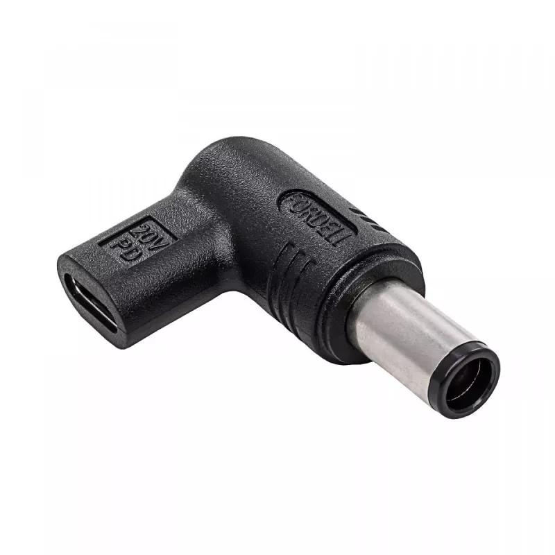 Akyga AK-ND-C08 Ladeadapter USB-C auf DC 7,4 x 5,0 mm + Pin für Notebooks, 18,5-20 V, 100 W, für Dell