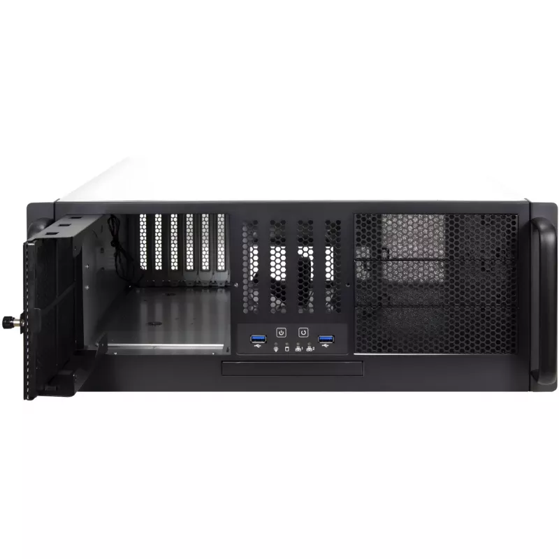 Rack-Servergehäuse INTER-TECH 4U-47045 19-Zoll-Rack, 4U-Höhe, Modell 88887418