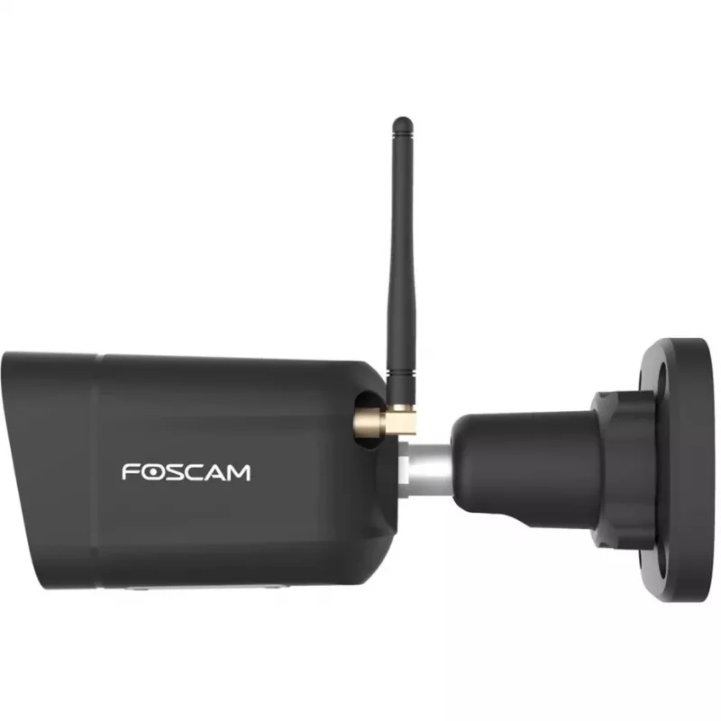 Foscam V8P Outdoor-Bullet-WLAN-Kamera, 8 MP 4K (3840x2160), Dualband-WLAN, Scheinwerfer, Sirene, Nachtsicht, Schwarz