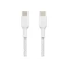 Belkin BOOST CHARGE - USB-Kabel - 24-polig USB-C (M) zu 24-polig USB-C (M) - USB 2.0 - 2 m - Weiß