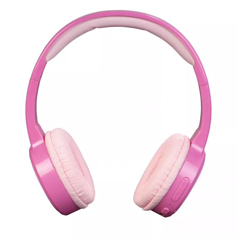Denver BTH-106P Kinder-Over-Ear-Kopfhörer, kabelgebunden und kabellos (Bluetooth), Pink