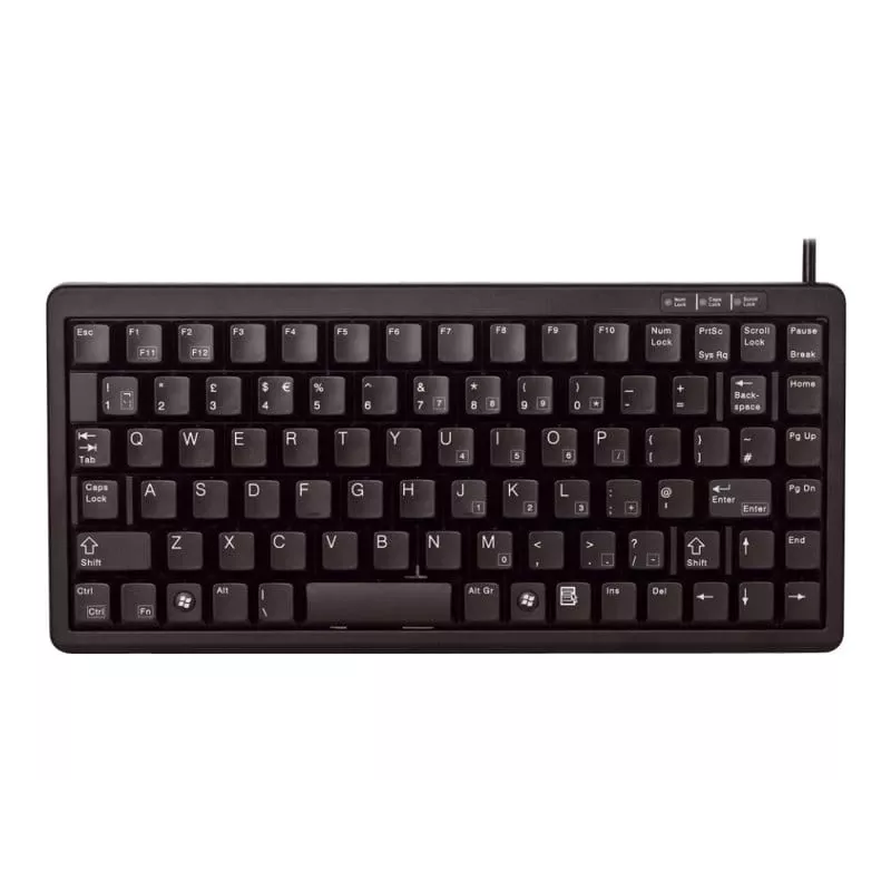 CHERRY G84-4100 Tastatur Universal USB AZERTY Französisch Schwarz