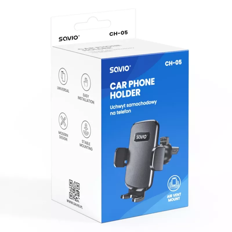 SAVIO CH-05 Kfz-Handyhalterung für das Lüftungsgitter
