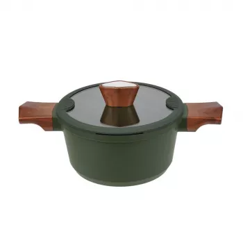 Schmortopf RESTO 93701 — 20 cm Durchmesser, 2,6 L Fassungsvermögen, Kochgeschirr für den Herd