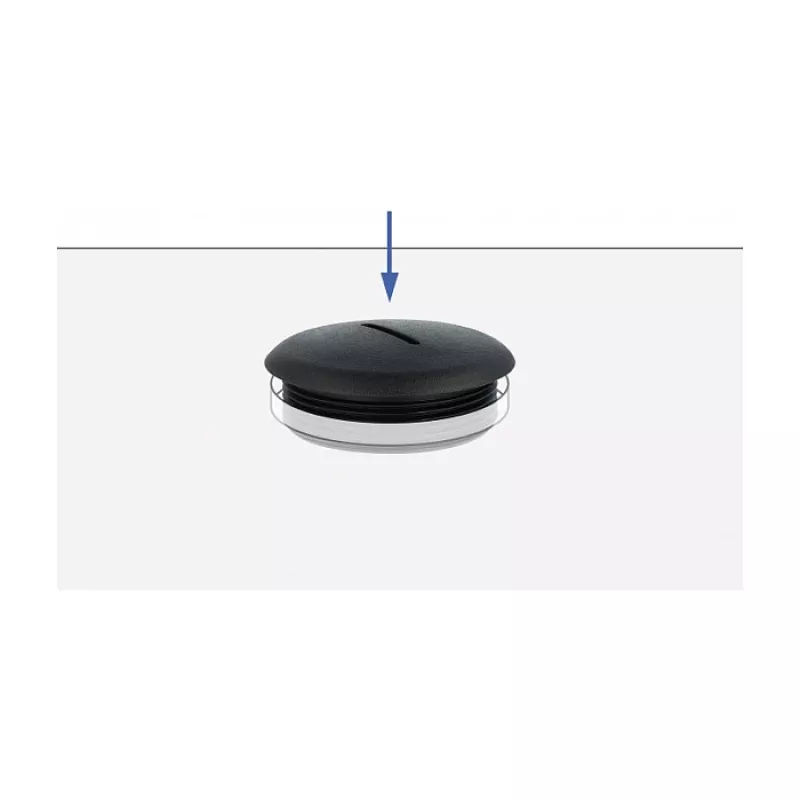 Rohrverschlusskappe Schwarz Nylon DeLOCK 60231