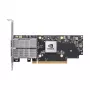 Netzwerkadapter NVIDIA ConnectX-7 Intern Glasfaser 50000 Mbit/s PCIe, Schwarz/Grau