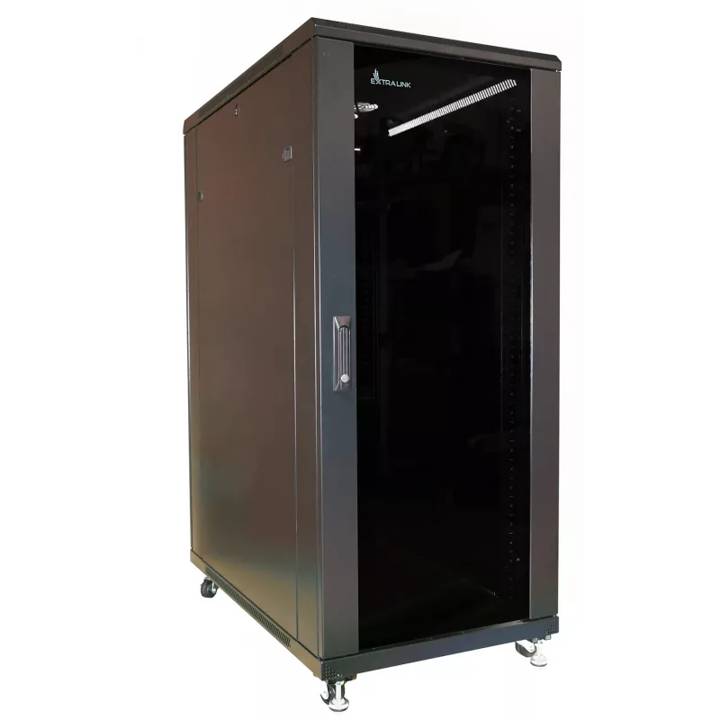 Freistehendes Rack Extralink EX.14411 32U Schwarz 600kg Kapazität