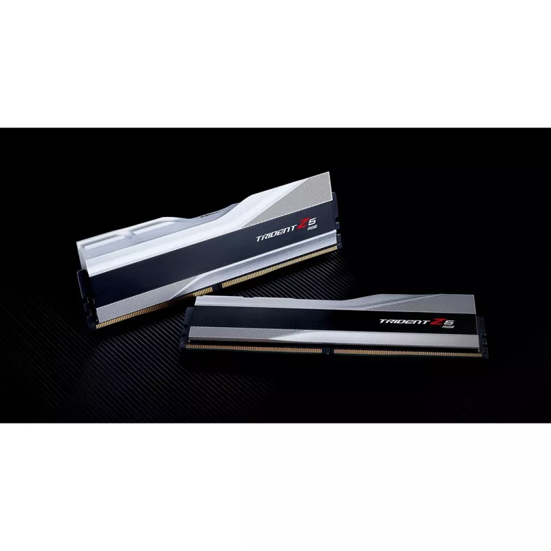 DIMM 32 GB DDR5-6000 (2x 16 GB) Dual-Kit, Arbeitsspeicher silber, F5-6000J3636F16GX2-TZ5RS, Trident Z5 RGB, INTEL XMP