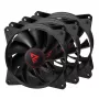SAVIO BLADE X1 Lüfter-Set, 3 x 120 mm, 4-Pin-PWM, Schwarz