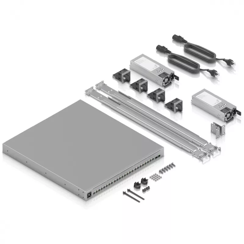 Ubiquiti UniFi Enterprise Campus ECS-24-PoE Managed L3 Switch, 8x 2.5G + 16x 10G RJ-45 + 2x SFP28, PoE+++