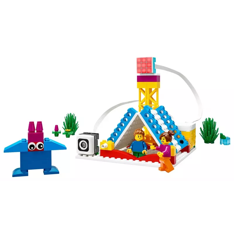 LEGO Education SPIKE Essential Set A+ 45345 – Lernrobotik- und Programmierbausatz, 449 Elemente, ab 6 Jahren
