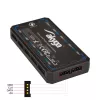Akyga AK-CA-73 RGB-Lüftersteuerung mit Fernbedienung, 12 Anschlüsse (10 Lüfter + 2 LED-Streifen), Molex-Stromversorgung