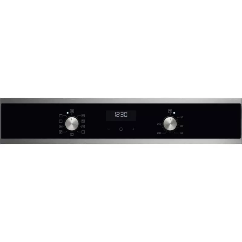 Einbau-Elektrobackofen Electrolux EOF5F50BX, 65 L, katalytische Reinigung, 8 Programme, LED-Anzeige, Edelstahlgriffe