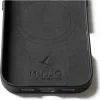 Mujjo Full Leather Case MagSafe Hülle für iPhone 17 Schwarz