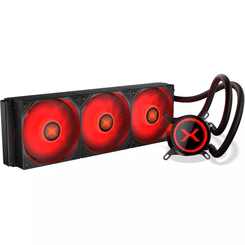 KRUX HydroX 360 ARGB AiO-Wasserkühlung, 360 mm, Schwarz
