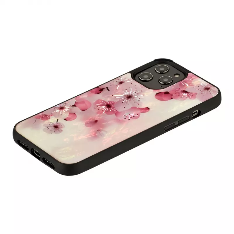 Schutzhülle iKins für Apple iPhone 12 Pro Max – Kirschblüten-Design