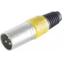 S/CONN maximum connectivity 55002-Y XLR Stecker, Gelb