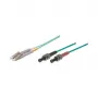Patchkabel LWL Duplex OM3 (Multimode, 50/125) LC/ST, LSZH, umkehrbare Polarität, 5m, Good Connections®