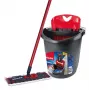 Vileda Ultramax Komplett-Set Wischmopp & Eimer, Grau