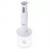 Adler AD 4620 Stabmixer-Set, 800 W, 2 Geschwindigkeiten, 450 ml Zerkleinerer, 750 ml Messbecher, Schneebesen, Weiß