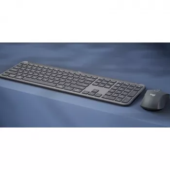 Logitech Signature Slim Combo MK950 for Business - Tastatur-Maus-Set - 100% - Vollgröße - Kabellos - Bluetooth 5.1 LE - QWERTZ - Schweizer - Graphit (920-012503)