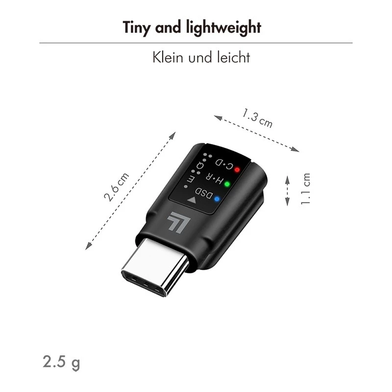 LogiLink USB-C DAC Audio Adapter. USB-C/M to 3.5 Mm/F. Schwarz