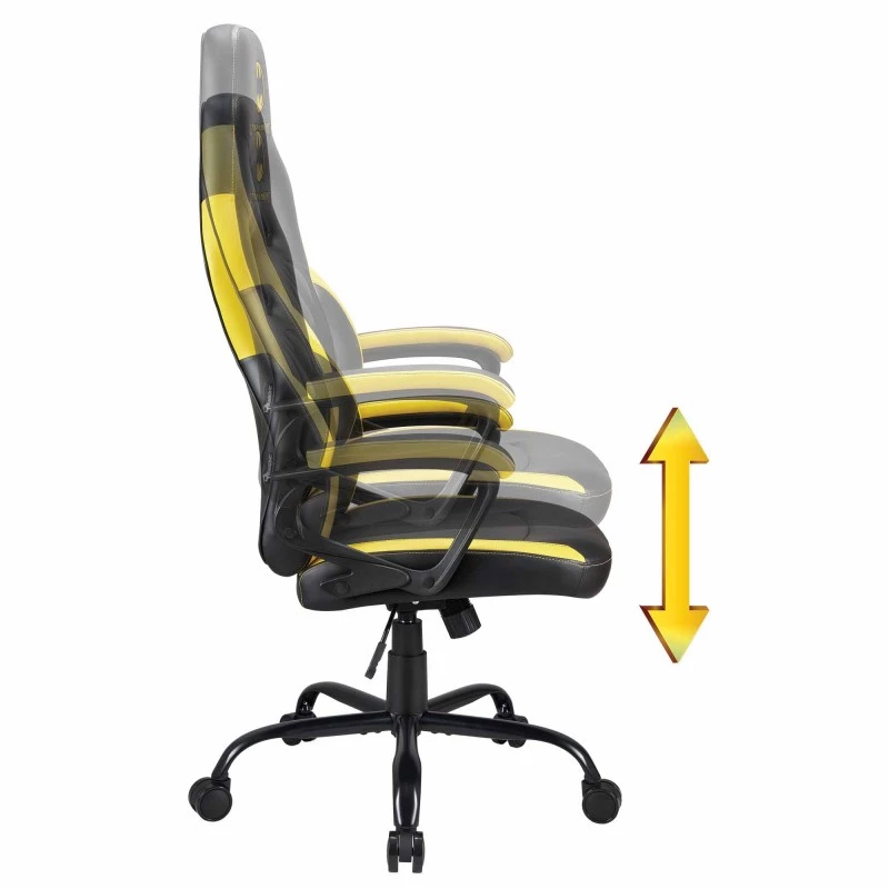 PC-Gaming-Stuhl Subsonic SA5642-B1 gepolsterte Sitzfläche Schwarz Gelb 120 kg