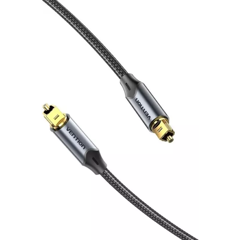 Vention optisches Audiokabel, umflochten, 10 m, SCHWARZ