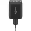 Goobay 64753 Charger for Mobile Devices Headphones - Smartphone - Tablet Schwarz AC Fast Charging Innenbereich (64753)