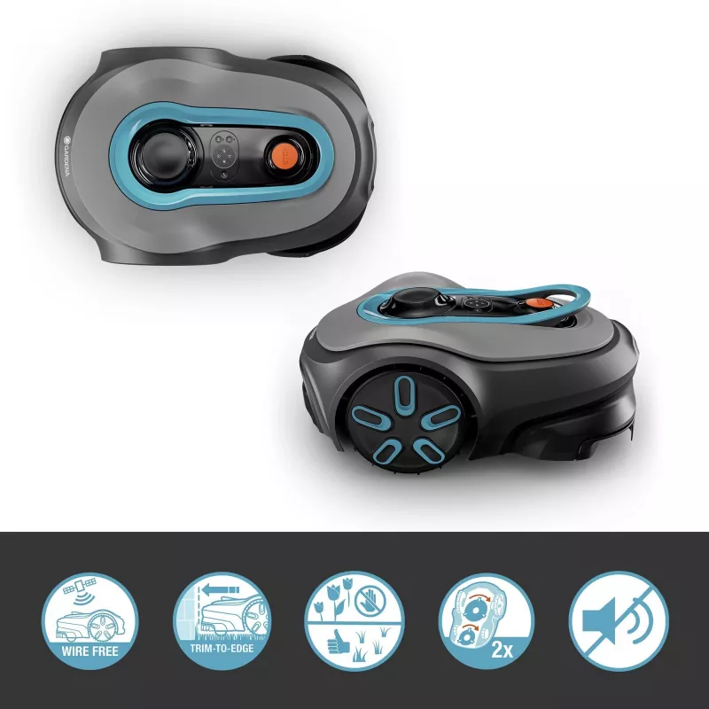 Mähroboter Gardena smart SILENO free Maximale Rasenfläche 1200 m² Schnittbreite 16 cm