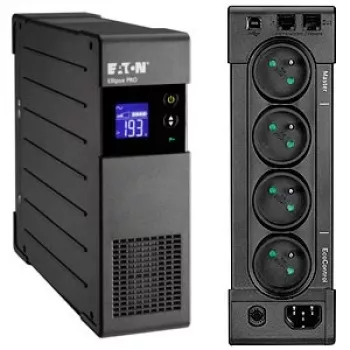 Unterbrechungsfreie Stromversorgung Eaton Ellipse PRO 850 FR, Line-Interactive USV, 0,85 kVA (510 W), 4 Steckdosen, LCD, Tower