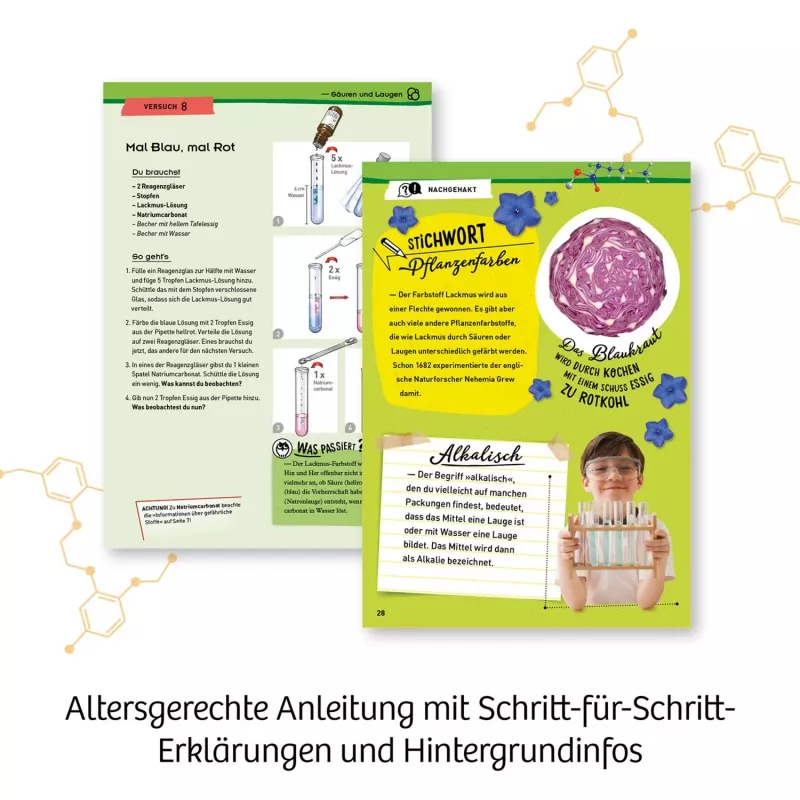 Kosmos Chemie labor C 500, Experimentierkasten, Chemie, 9 Jahr(e), Mehrfarbig