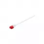 Wentronic Goobay CAT 6 schlank-Patch-Kabel, U/UTP, Weiß, 0,15 m - Kupfermaterial (71549)