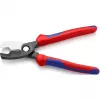 Knipex 95 12 200 Kabelschere mit Doppelschneide, 200 mm