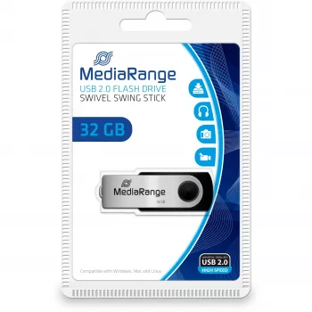 MediaRange USB Flexi-Drive - USB-Stick - 32 GB - USB 2.0 (MR911)