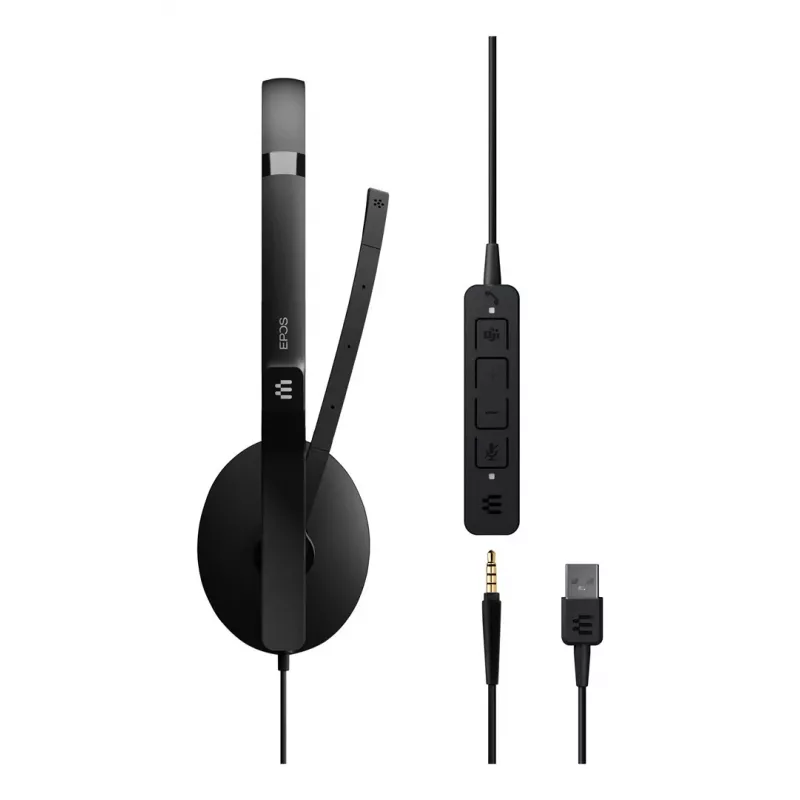 EPOS ADAPT 165T USB II Headset Kabelgebunden Kopfbügel Büro/Callcenter USB Typ-A Schwarz
